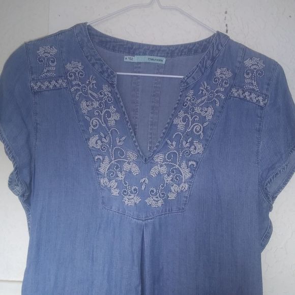 Maurices Embroidered Sleeveless Dress - Picture 2 of 5